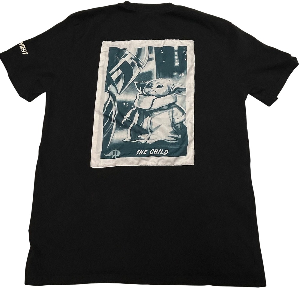 Element Star Wars T-Shirt Mens Medium Organic Cotton Baby Yoda Grogu The Child
